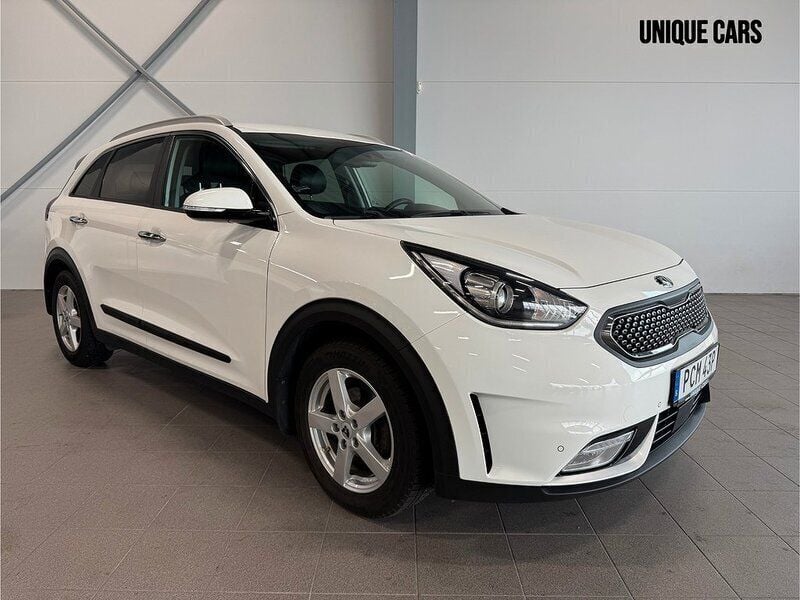 Vit Begagnad 2019 Kia Niro Advance SUV | 144 900 kr (Bra pris) - Bild 1/4