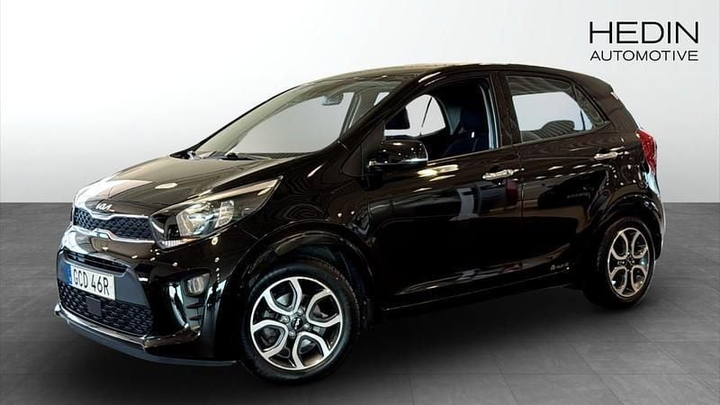 Svart (black) Begagnad 2022 Kia Picanto 4 Halvkombi | 139 000 kr (Marknadspris) - Bild 1/4