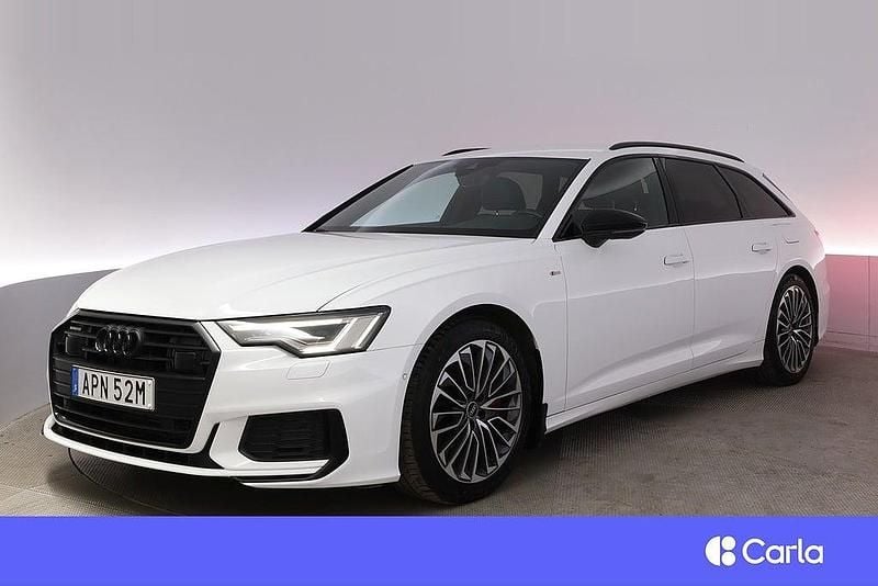 Vit Begagnad 2021 Audi A6 S-Line Kombi | 414 900 kr (Marknadspris) - Bild 1/4