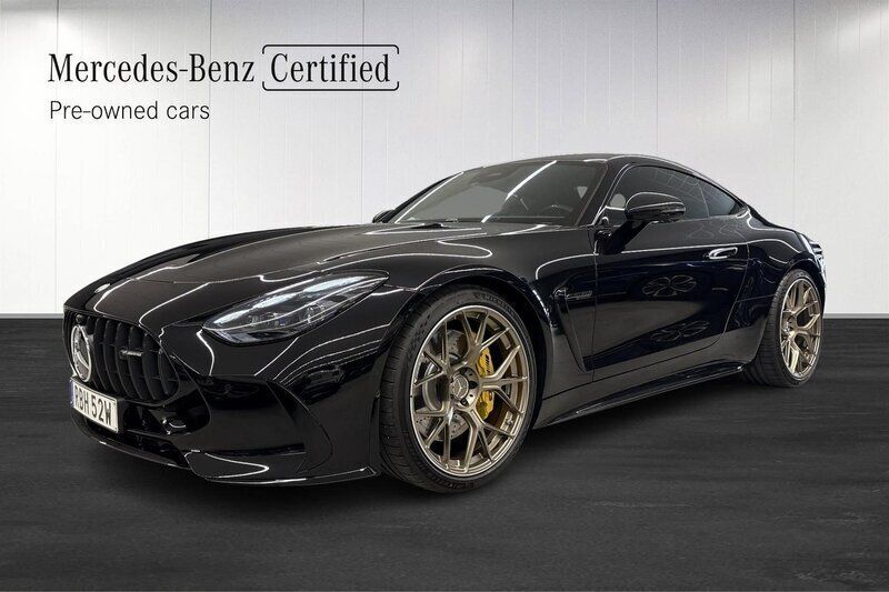 Obsidiansvart metallic Ny 2024 Mercedes AMG GT 63 AMG Sportkupé | 1 995 000 kr (Bra pris) - Bild 1/4