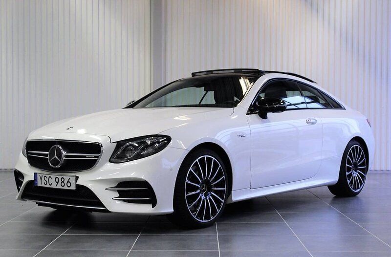 Begagnad Mercedes E53 AMG AMG 436 HK (320 kW) 2018 Vit Sportkupé