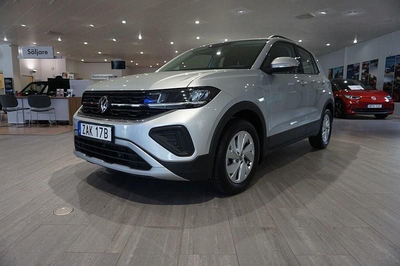 Silver Begagnad 2024 VW T-Cross Life SUV | 214 500 kr (Marknadspris) - Bild 1/4