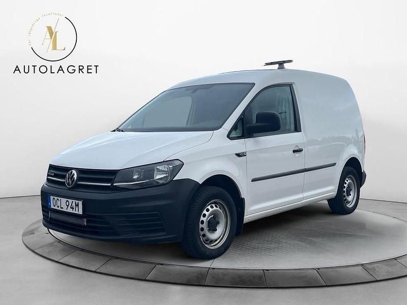 Vit Begagnad 2019 VW Caddy Minibuss | 119 700 kr (Bra pris) - Bild 1/4