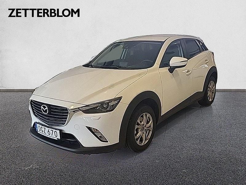 Vit Begagnad 2016 Mazda CX-3 Vision SUV | 169 900 kr (Marknadspris) - Bild 1/4
