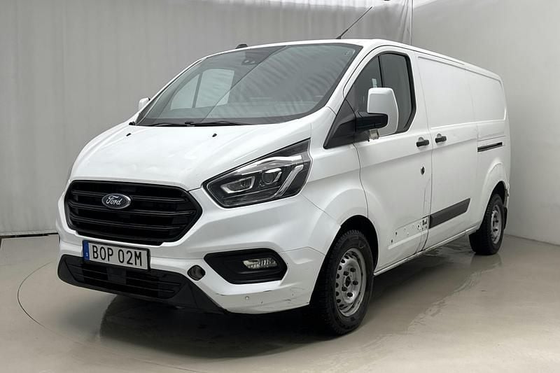 Vit Begagnad 2021 Ford Transit Custom | 139 000 kr (Superpris) - Bild 1/4