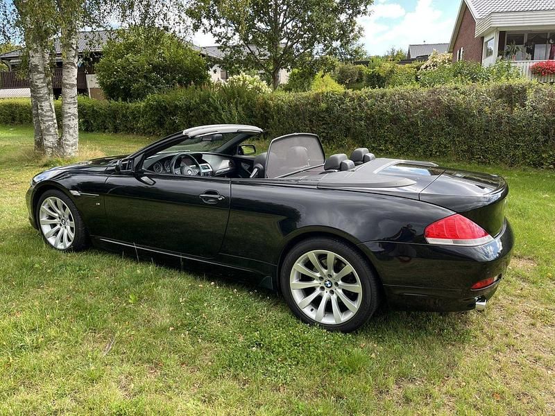 Svart Begagnad 2006 BMW 630 Cabriolet M Sport Cab | 175 000 kr - Bild 1/4