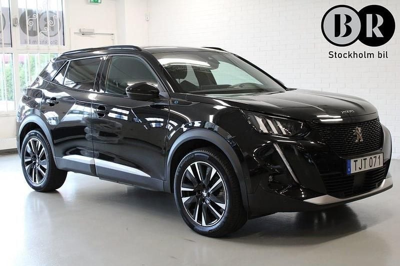 Svart Begagnad 2022 Peugeot e-2008 GTi SUV | 209 900 kr (Marknadspris) - Bild 1/4