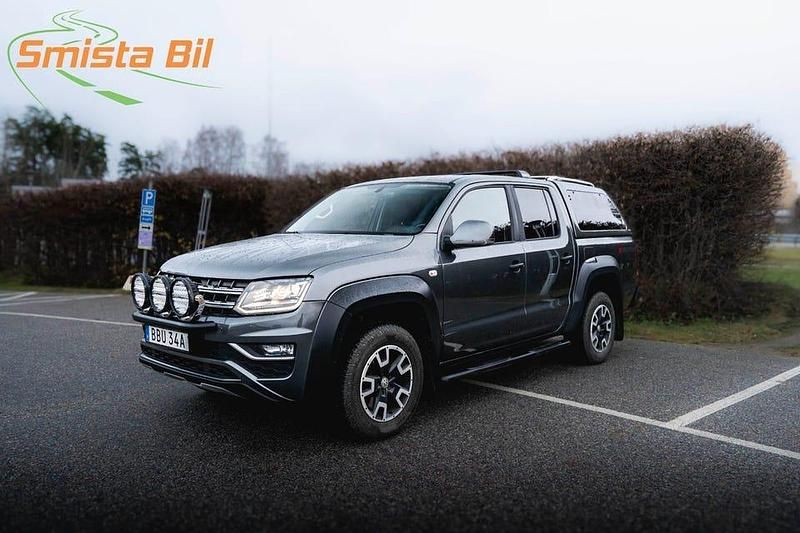 Grå Begagnad 2020 VW Amarok Canyon Pickup | 448 900 kr (Dyr) - Bild 1/4