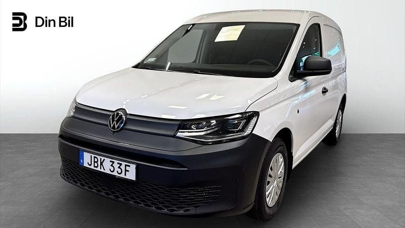 Vit (candyvit) Ny 2025 VW Caddy Minibuss | 287 375 kr (Bra pris) - Bild 1/4