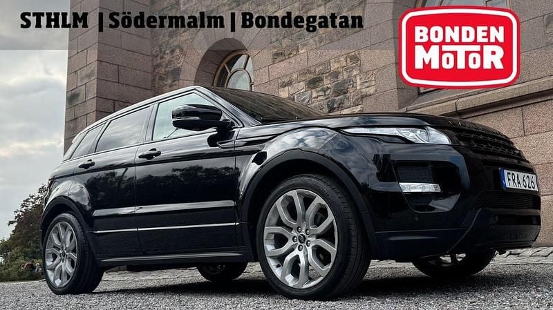 Svart Begagnad 2013 Land Rover Range Rover evoque SUV | 189 000 kr (Marknadspris) - Bild 1/4