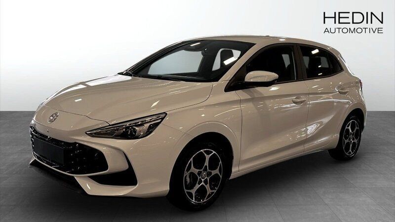 Vit (white) Begagnad 2024 MG MG3 Luxury Halvkombi | 249 900 kr (Marknadspris) - Bild 1/4
