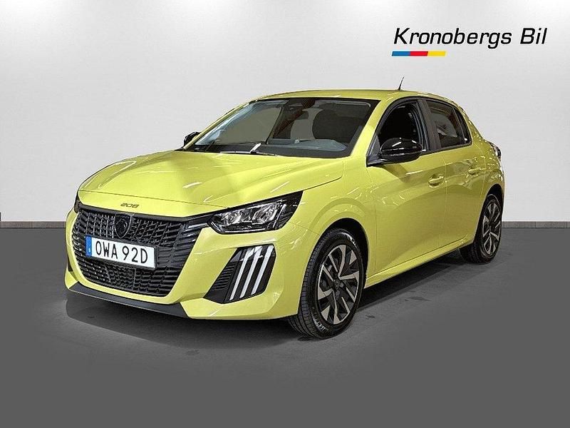 Gul Ny 2025 Peugeot 208 Halvkombi | 264 900 kr - Bild 1/4
