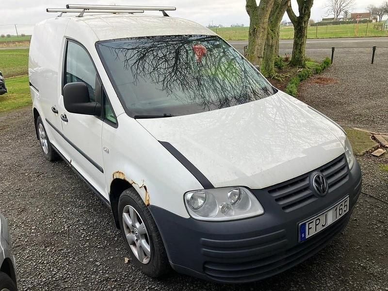 Vit Begagnad 2007 VW Caddy Minibuss | 14 900 kr (Superpris) - Bild 1/4