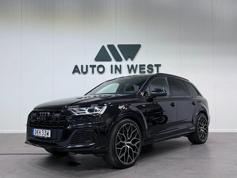 Svart Begagnad 2020 Audi Q7 S-Line SUV | 499 900 kr (Marknadspris) - Bild 1/4