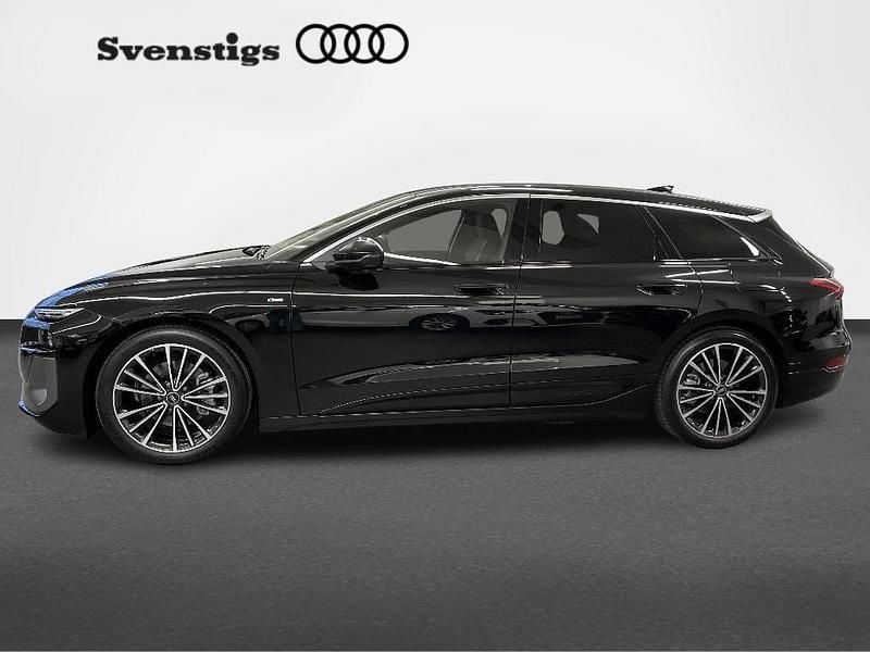 Ny Audi A6 e-tron 2025 Svart Kombi
