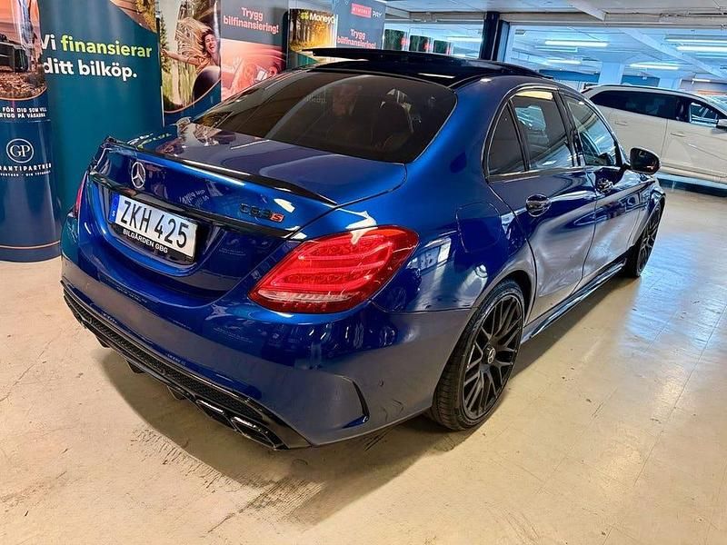 Begagnad Mercedes C63 AMG AMG 510 HK (375 kW) 2016 Blå Sedan
