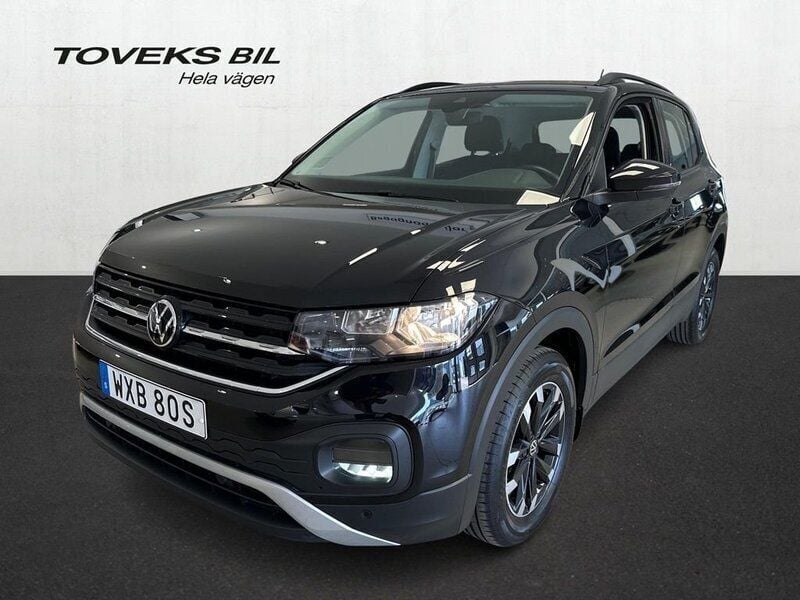 Svart Begagnad 2022 VW T-Cross SUV | 179 900 kr (Bra pris) - Bild 1/4