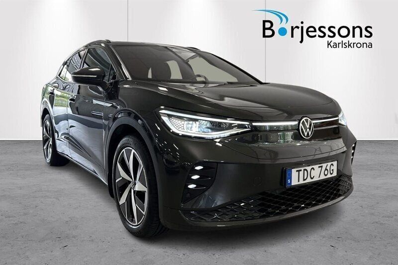 Mörkgrå Begagnad 2021 VW ID.4 GTX SUV | 379 000 kr (Bra pris) - Bild 1/4