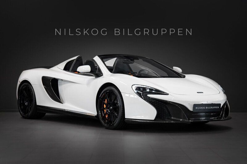 Vit Begagnad 2015 McLaren 650S Cab | 1 749 900 kr - Bild 1/4