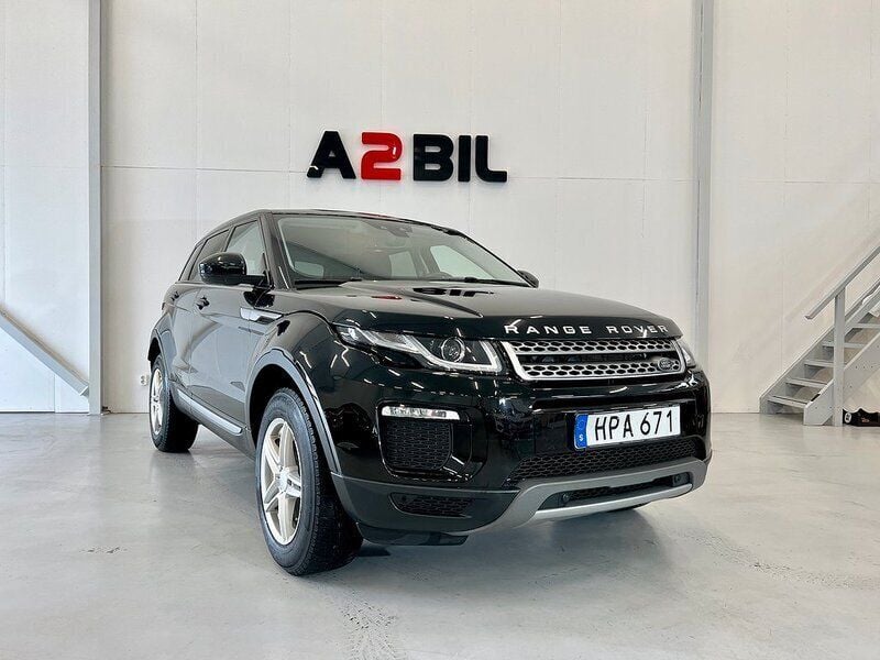 Svart Begagnad 2018 Land Rover Range Rover evoque SE SUV | 309 926 kr (Dyr) - Bild 1/4