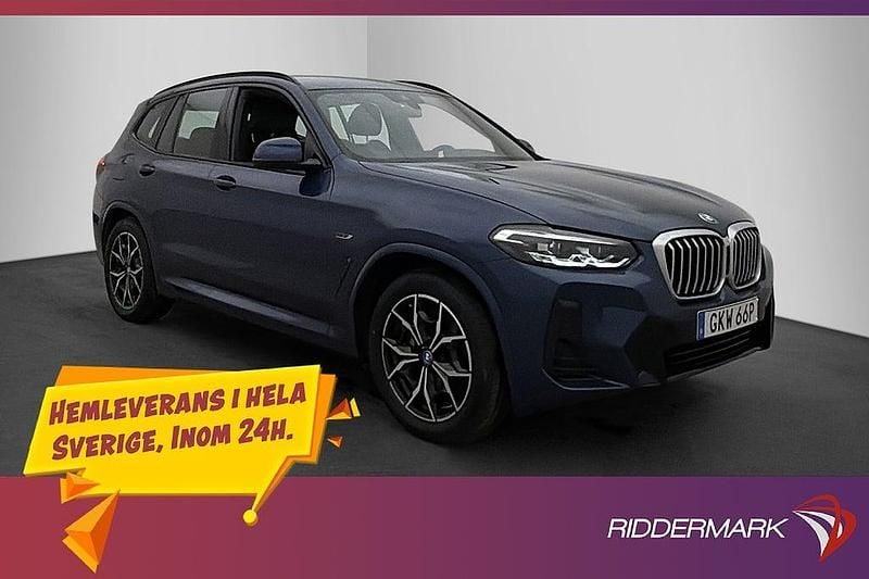 Begagnad BMW X3 M Sport 184 HK (135 kW) 2022 Blå SUV