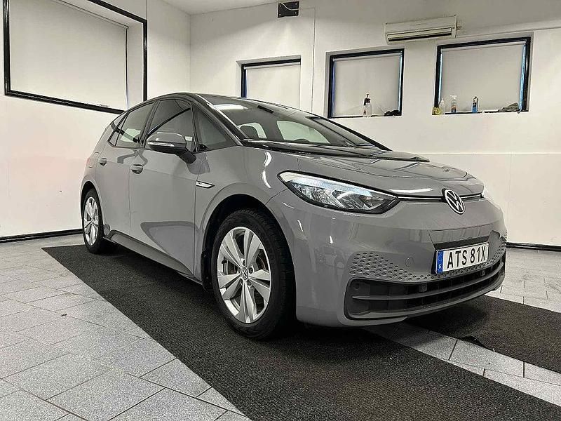 Begagnad VW ID.3 Pro Performance 150 kW (204 HK) 2022 Grå Halvkombi