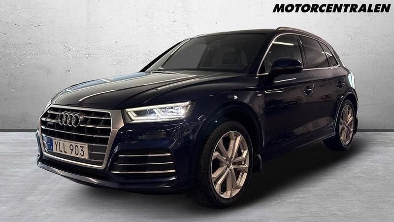 Blå Begagnad 2017 Audi Q5 Sport SUV | 289 000 kr (Lite dyr) - Bild 1/4