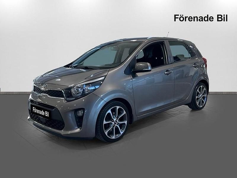 Grå Begagnad 2017 Kia Picanto Launch Edition Halvkombi | 124 900 kr (Marknadspris) - Bild 1/4