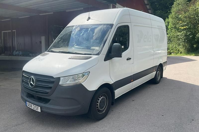 Vit Begagnad 2021 Mercedes Sprinter Van | 269 000 kr - Bild 1/4