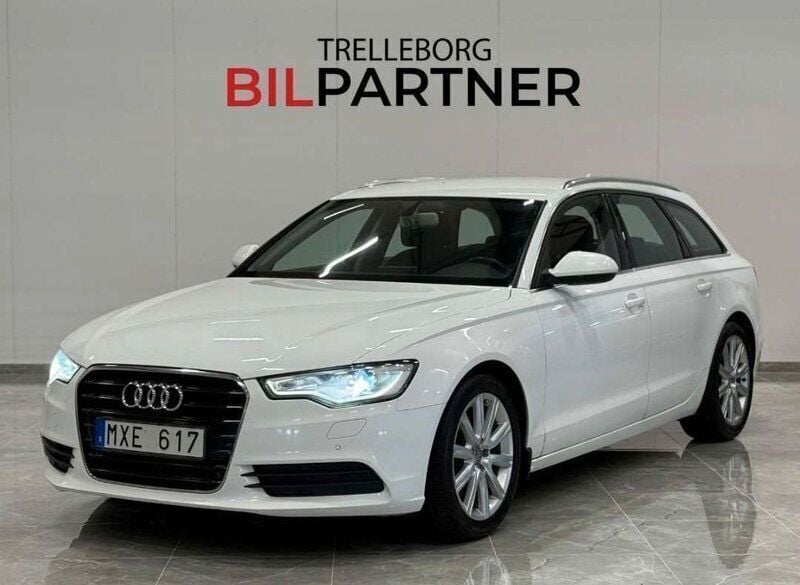 Vit Begagnad 2012 Audi A6 Ambition Kombi | 89 900 kr (Marknadspris) - Bild 1/4
