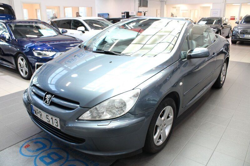 Mörkgrå Begagnad 2005 Peugeot 307 CC Cab | 64 900 kr (Dyr) - Bild 1/4