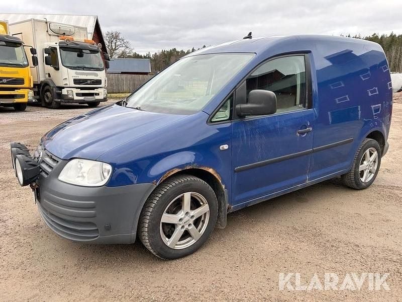 Begagnad VW Caddy 140 HK (102 kW) 2008 Blå Minibuss