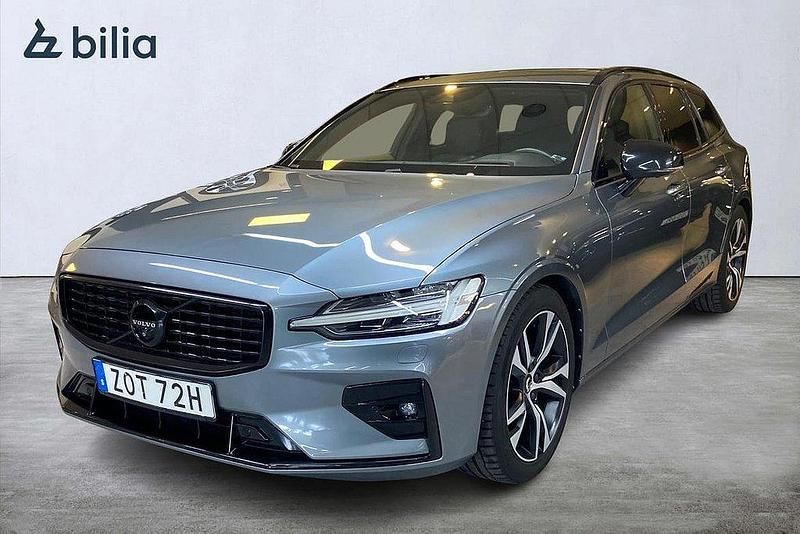 Grå Begagnad 2019 Volvo V60 R-Design Kombi | 349 000 kr (Marknadspris) - Bild 1/3
