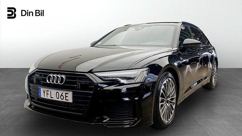 Svart (brilliantsvart) Begagnad 2023 Audi A6 S-Line Kombi | 539 000 kr (Dyr) - Bild 1/4