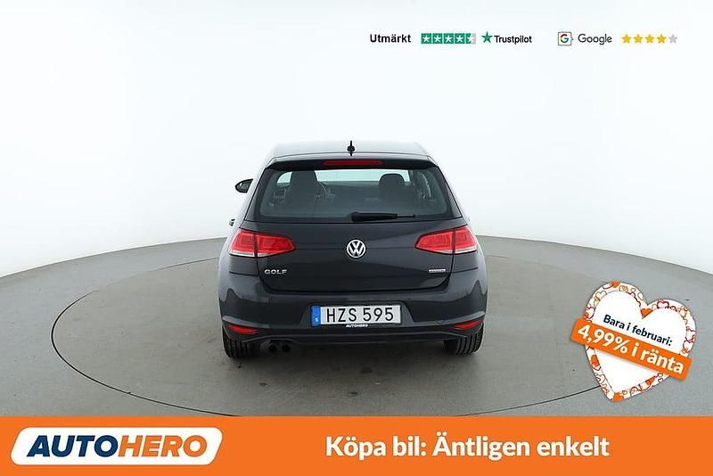 Begagnad VW Golf VII 126 HK (92 kW) 2016 Mörkgrå Halvkombi
