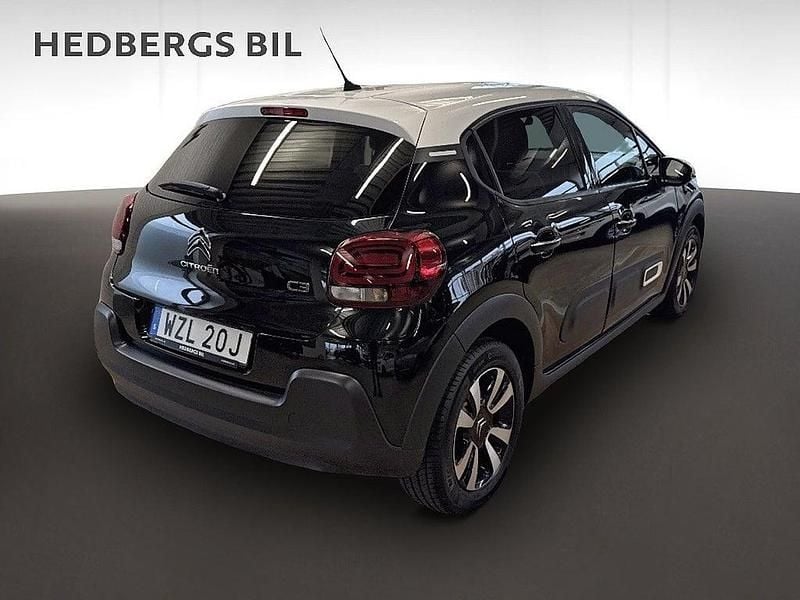 Begagnad Citroën C3 PureTech 110 HK (80 kW) 2023 Svart Halvkombi