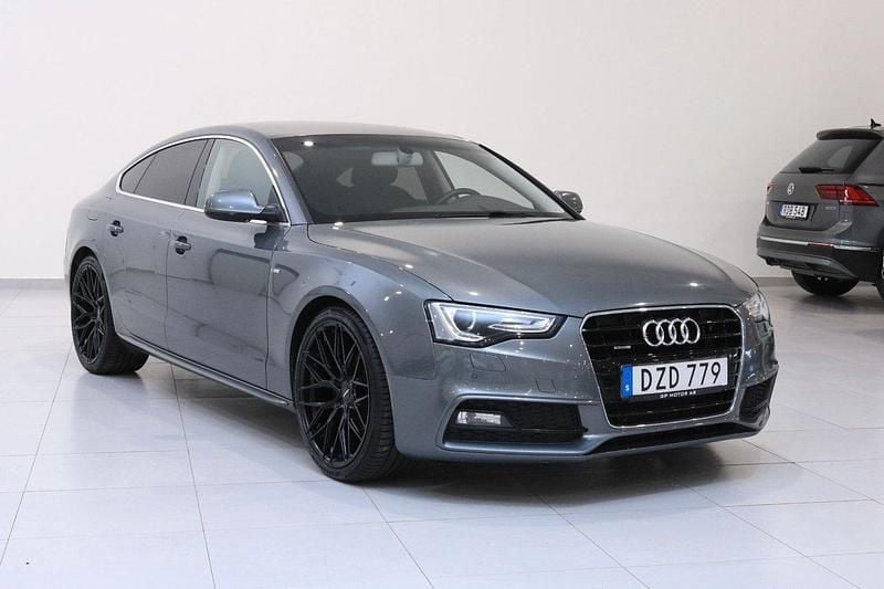 Begagnad Audi A5 Sportback S-Line 191 HK (140 kW) 2014 Grå Halvkombi