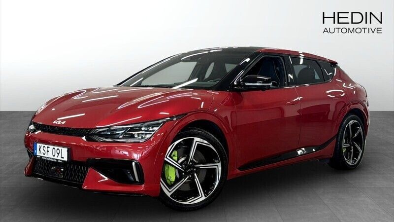 Röd (red) Begagnad 2023 Kia EV6 SUV | 559 900 kr (Lite dyr) - Bild 1/4