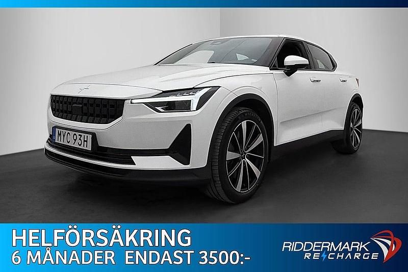 Vit Begagnad 2021 Polestar 2 Standard Range Single Motor Halvkombi | 279 800 kr (Marknadspris) - Bild 1/3