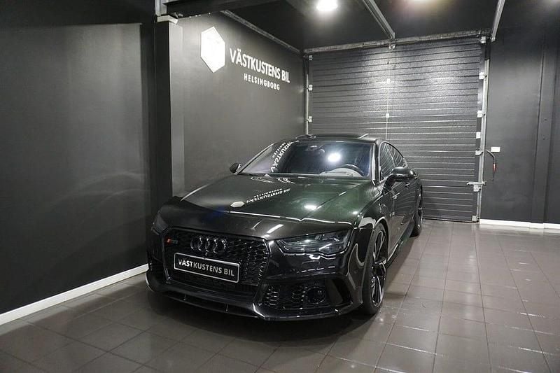 Svart metallic Begagnad 2016 Audi RS7 Performance Halvkombi | 599 900 kr (Dyr) - Bild 1/4