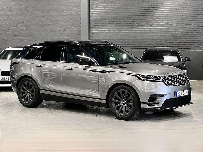 Grå (grå gallium metallic) Begagnad 2018 Land Rover Range Rover Velar SE Dynamic SUV | 439 900 kr - Bild 1/4