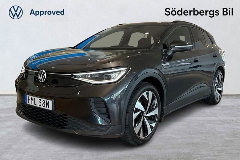 Grå Begagnad 2021 VW ID.4 Pro Performance SUV | 313 500 kr (Lite dyr) - Bild 1/4