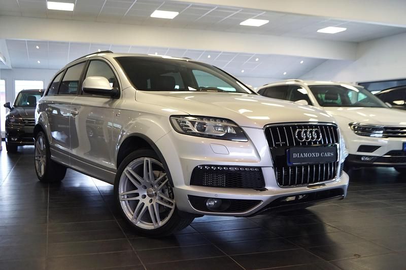 Begagnad Audi Q7 S-Line 248 HK (182 kW) 2013 Silver SUV
