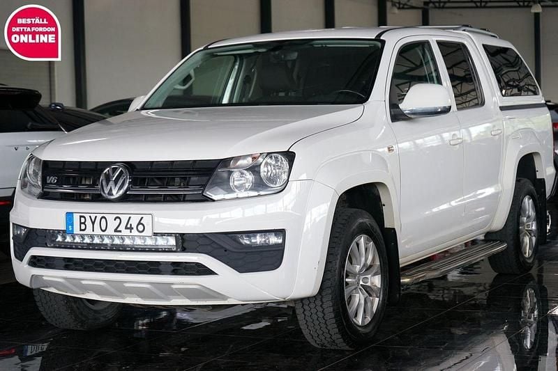 Vit Begagnad 2020 VW Amarok Pickup | 329 500 kr (Superpris) - Bild 1/4