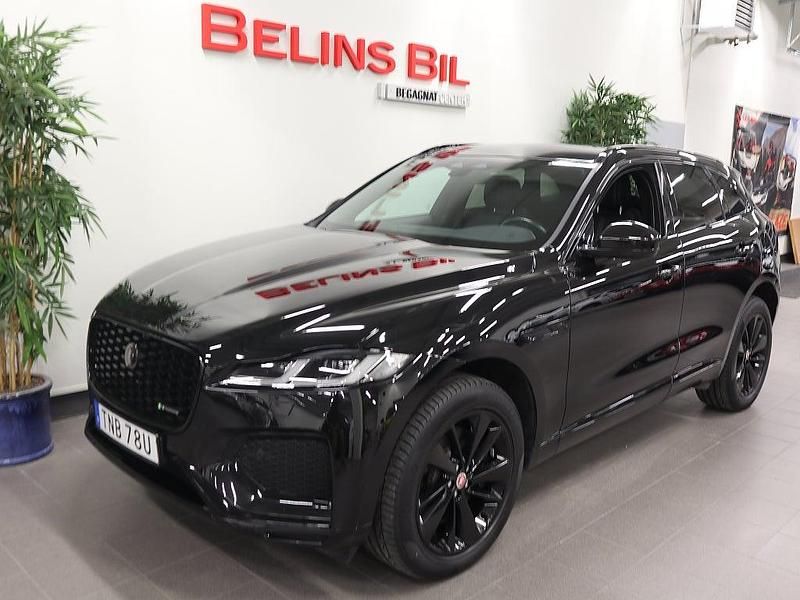 Svart Begagnad 2022 Jaguar F-Pace R-Dynamic SUV | 479 500 kr (Superpris) - Bild 1/4