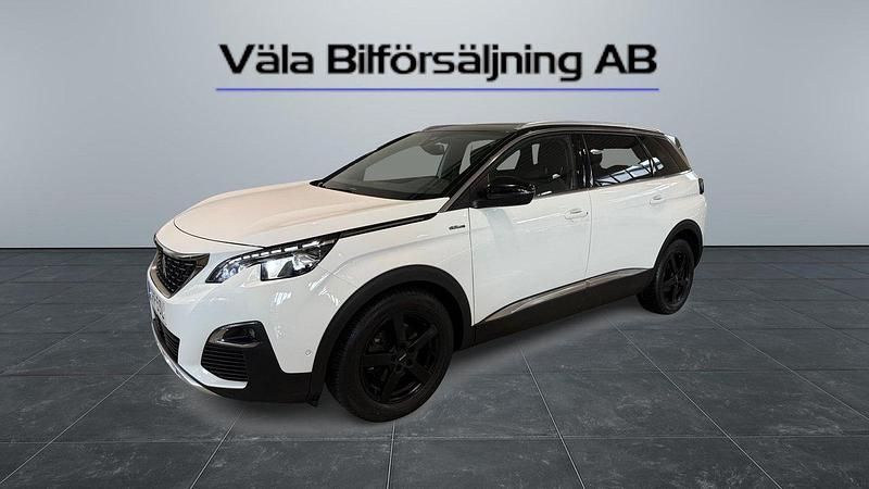 Vit Begagnad 2019 Peugeot 5008 GT-line Minibuss | 249 900 kr (Marknadspris) - Bild 1/4