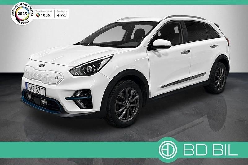 Vit Begagnad 2021 Kia e-Niro Advance SUV | 214 600 kr (Bra pris) - Bild 1/3