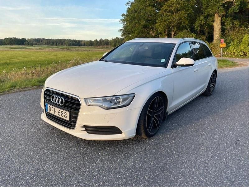 Vit Begagnad 2014 Audi A6 Kombi | 140 000 kr (Marknadspris) - Bild 1/4