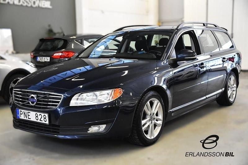 Blå Begagnad 2013 Volvo V70 Kinetic Kombi | 109 900 kr (Marknadspris) - Bild 1/4