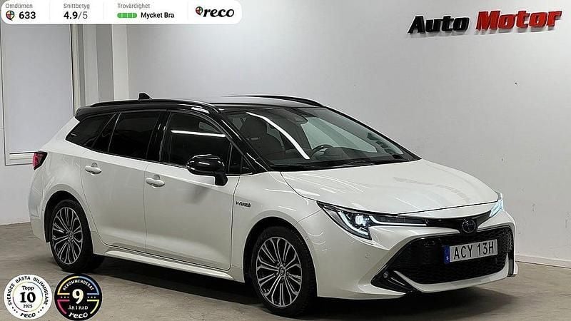 Vit Begagnad 2019 Toyota Corolla Kombi | 249 900 kr (Marknadspris) - Bild 1/3